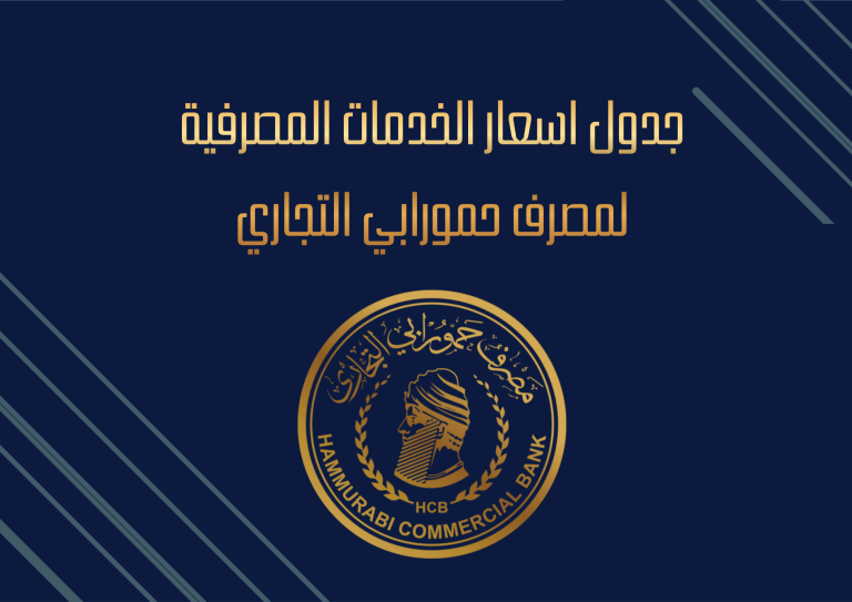 Hammurabi Commercial Bank’s Service Fees Schedule
